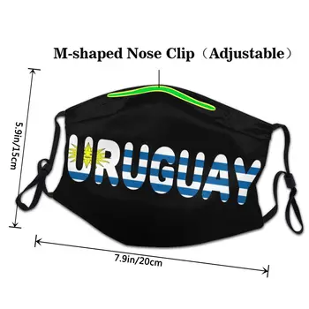 Uruguay Muži Non-Jednorázové Obličejové Masky Prachotěsný Ochrana Respirátor, Maska