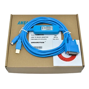 USB-AFP8550 Programovací Kabel pro Panasonic Nais FP1 FP3 5. RP PLC USB na RS422 DB15 MD8 Duální Konektory