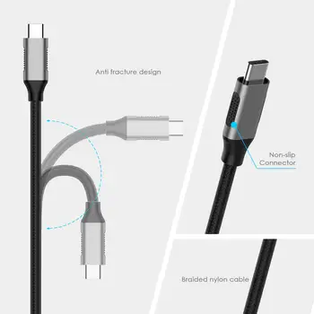 USB C to Gigabit Ethernet Adapter, 1000M RJ45 LAN Síťový Adaptér Kompatibilní MacBook Pro (Thunderbolt 3),2018 Pro iPad/Mac Air