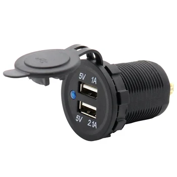 USB Nabíječka do Zásuvky Zapalovače Osobní Auto Díly Vodotěsné 3.1 A Venkovní Dekorace pro Auto, Motocykl Marine