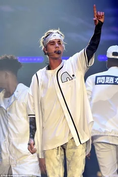 V-neck Justin Bieber OILERS Ročník Číslo 6 Výšivky Muže, ženy, Dívky Módní modré a bílé pruhované rukávy jersey