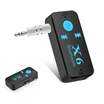VAORLO AUX Přijímače Bluetooth Sada do Auta s Mikrofonem Hudby Bezdrátový Adaptér A2DP 3,5 mm Stereo Audio Bluetooth Přijímač Pro Auta, Telefony