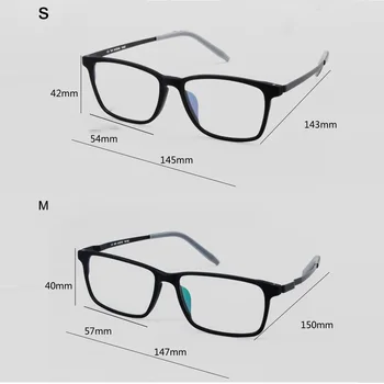 Vazrobe titanové Brýle Rámy Muži Ženy Černé Brýle pánské brýle muž Širokou Nadrozměrných Brýle na Předpis Mužského