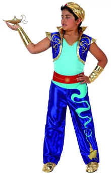 Velkoobchod - 2016 Nový Styl Karneval Cosplay Kostým Party Oblečení pro děti Aladdin kostýmy superhrdiny modrá barva