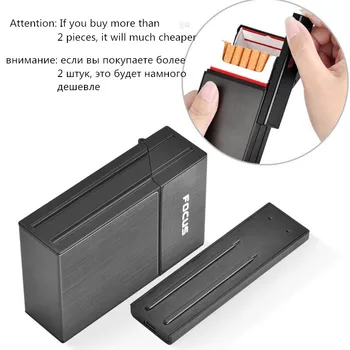 Velká Kapacita Cigaretové Pouzdro S Odnímatelným USB Elektronický Zapalovač, Dobíjecí Větruodolný Kuřák Encendor Fantazie Gadgets Pro Muže