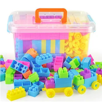 Velké Stavební Bloky ráj Self zamykání Cihly Kompatibilní s Značky Blok Hračky, Děti, Vzdělávací Hračky Učení