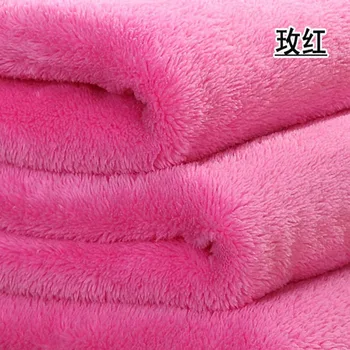 Velké velikosti Super Měkké Microplush Postel Deka fleece Solid Čisté barvy růžové Deky Plédy Přehozy přehoz na Postel gift39