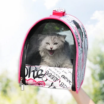 Venkovní Cestování Paketů Pet Batoh Messenger Tašky Kočka Pes Dopravce Prodyšné Pet Bag Kabelka Úchyt