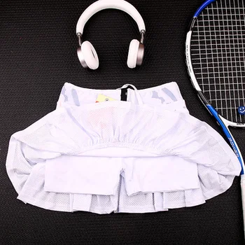Venkovní Sportovní Kalhoty Sukně Ženské rychleschnoucí Běží Badminton Tenis Sukně Falešné Dva Krátké Sukně s Kapsou