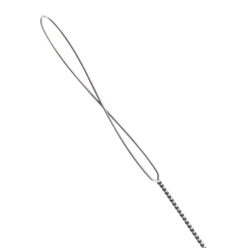 Veslo twist perlové jehly speciální jehly pro pearl piercing Korálkové jehly řetězec jehla extra jemné perforaci jehlou 0.15-0.6 mm