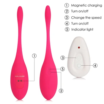 Vibrační Kulka Vejce Bezdrátové Dálkové Ovládání Vibrátor Sex Hračka pro Ženy USB nabíjecí Klitorisu Stimulátor Vaginální Masáž Míč