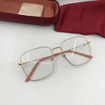 Vintage Značka Kvality designu 0445 brýle rám Velký Čtvercový rámeček pro Čtení Krátkozrakost Brýle s Původní případě