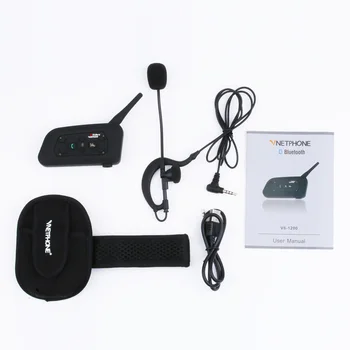 Vnetphone Profesionální Fotbalový Rozhodčí Intercom Systém Bluetooth Fotbal Arbitro Komunikace Rozhodčích Headset Interphone FM