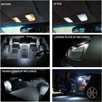 Vnitřní led Auto světla Pro Renault laguna coupe dt01 auto příslušenství, boot světlo, spz Světlo, 12pc