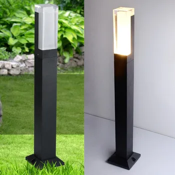 Vodotěsné 10W COB LED Bollard světlo pro Krajiny Zahrady Dvůr Náměstí Venkovní led trávník lampa 40cm/60cm/80cm Vysoké
