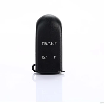 Vodotěsný Dual USB Nabíječka do Auta Napájecí Adaptér 12V LED Voltmetr DIN Zásuvka Přenosné pro BMW Triumph Motocykl Hella