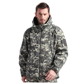 Vojenské Taktické Bundy Zimní Venkovní Pěší Turistika Softshell Camouflage Bunda Muži Armádní Sportovní Nepromokavé Lovecké Oblečení