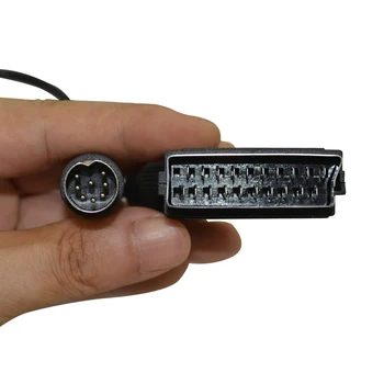 Vysoce kvalitní 1.8 M/6FT EU verze V-pin Scart kabel RGB AV Kabely PAL Pro Sega Megadrive 1 Genesis 1 Master Systém 1