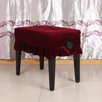 Vysoce Kvalitní Anti Prach Pleuche Stolice Kryt Stolice Potahy Piano Lavice Skládaný Potah Židle Protector pro Klavír