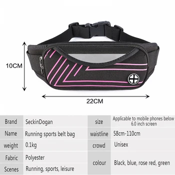 Vysoce kvalitní Běžecké Taška Camouflage Mobilní Telefon Kapsy Multi-pocket Sport Belt na Koni Taška Multi-funkce Sportovního Vybavení