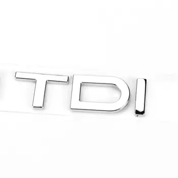 Vysoce Kvalitní Chrom-2.0 TDI Auto Samolepka Fender Decal Výplň Odznak Znak Hliník