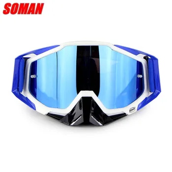 Vysoce Kvalitní Motocyklové Brýle SOMAN Značky ATV Helmice, Motocross Brýle, Závodní Moto Bike Cyklistika CS Gafas sluneční Brýle