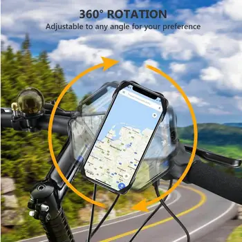 Vysoce Kvalitní Silikonové Kolo Držák Telefonu Pro iPhone Univerzální Motocykl Bike Stand GPS Držák Pro 4.0-6.3 palcový Mobilní Telefon