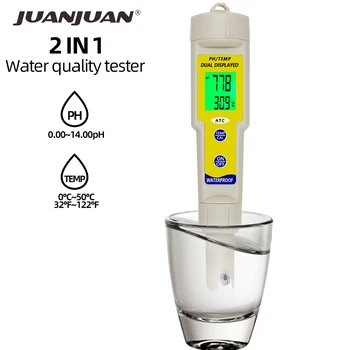 Vysoká Přesnost pH Metr pH-618 Automatická Korekce Přenosné Digitální Kvality Vody Analýzy tester TDS 0.01 pro Akvária 40% off