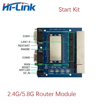 Vysoká Rychlost RM28E Wifi Router module 2.4 G/5.8 G Dual Band/Frekvence s 4 Antény 5 porty 4T4R