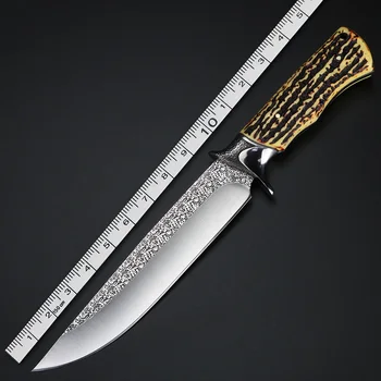 Vysoká tvrdost rovný nůž přenosné nůž venkovní divoké přežití nůž důchodu krátký nůž, lovecký nůž