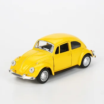 Vysoké Simulace Slitiny Vintage Auto 1:32 Diecast Kovové Pull-back 5 Styl Slitiny Model Auta Hračka Platí Pro Volkswagen Beetle