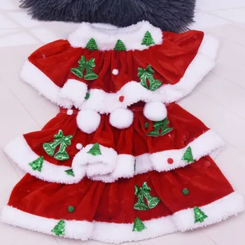 Vánoční Pes Oblečení Zimní Pet Pes Oblečení Psí Vánoční Kostým Pes Čivava Yorkie Kočka Oblečení Šaty Pet Oblečení