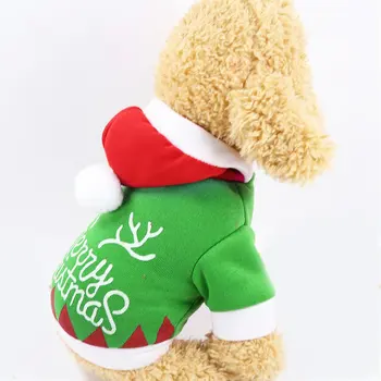 Vánoční Psí Oblečení pro Psy Srst Mikina Vtipný Vánoční Kostým Teplé Zimní Pro Psa Kostým Nový Rok Outfit
