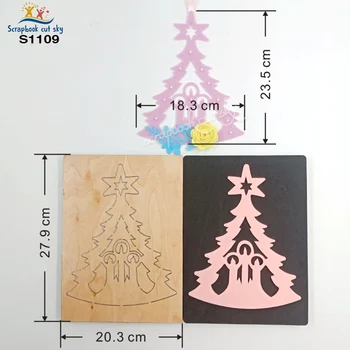 Vánoční Strom S1109 Muyu Dřevěné Formy Řezání Zemře Vhodné Pro Všeobecné Účely Střední MachinesIn Trhu