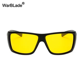 WarBLade Hot Prodej Noční Jízdy brýle Proti Oslnění Brýle Pro Bezpečnost Jízdy sluneční Brýle Žluté Čočky UV400 Noční Vidění Brýle