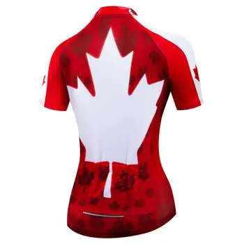 Weimostar Kanadě Tým Žen Cyklistický Dres Tričko Letní Cyklistické Oblečení Odvod Cyklistické Oblečení, Prodyšný MTB Cyklistická Jersey Ropa