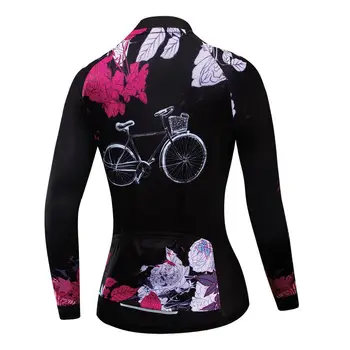 Weimostar Podzimní Cyklo Dres Dlouhý Rukáv Ženy Spring Mountain Bike Oblečení Maillot Ciclismo Quick Dry Cyklistické Oblečení