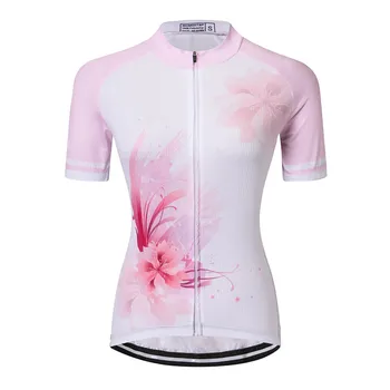 Weimostar Růžové Cyklistický Dres Shirt Ženy Letní Krátký Rukáv Cyklistické Oblečení, Prodyšný Cyklistický Dres mtb Cyklistické Oblečení