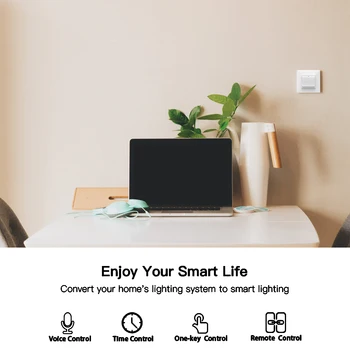 WiFi Inteligentní Světla vypínače Zásuvky Tlačítko DE EU Inteligentní Život Tuya Bezdrátové Dálkové Ovládání Práce s Alexa Google Domov