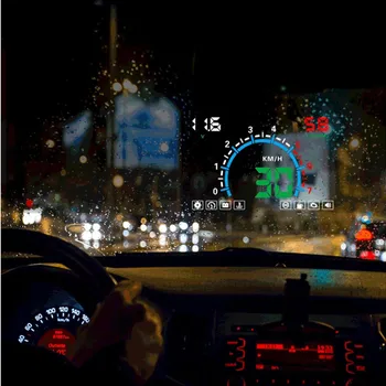 WiiYii HUD E350 auto Head Up display, Auto alarm rychlosti OBD2 čelní Sklo Projektor auto elektroniky Údaje Diagnostický Nástroj