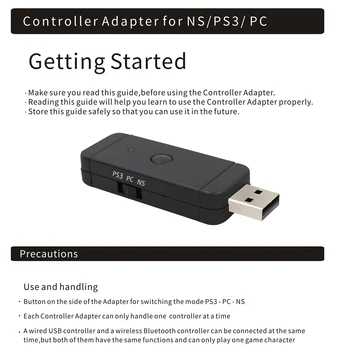 Wireless Wired Controller Gamepad Převodník USB Adaptér pro Nintendo Spínač NS Pro PS3 PS4 Xbox 360/ Xbox Slim wired Controller