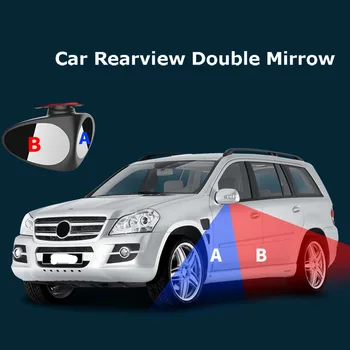 Wonderlife 1 Kus 360 Stupňů Otočný 2 Boční Auto Konvexní Blind Spot Zrcadlo Automibile Vnější Zpětná Parkovací Zrcadlo Bezpečnosti