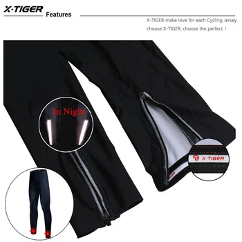 X-Tiger Ženy Udržet Teplé Termální Cyklistické Kalhoty Pro 3D Anti Slip Čalouněný Gel Horské Kolo Kalhoty Závodní Kolo Kalhoty