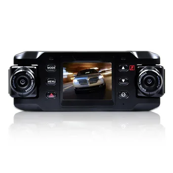 X8000 Dual Lens Auto Fotoaparát Vozidla DVR Dash Záznamník GPS G-senzor funkce