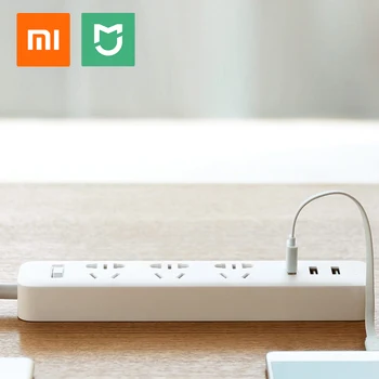 Xiaomi Zásuvky Mi Plug-In Board 3USB 2A Rychlé Nabíjení Plug Rychlé Nabíjení Rozhraní Zásuvka Standardní Pluge Zásuvky