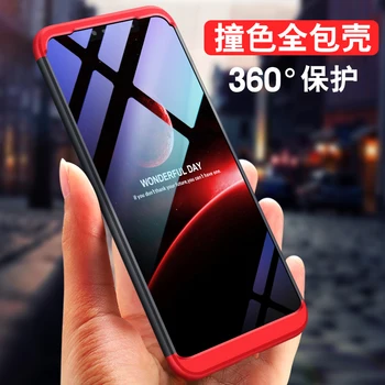 Xiaomi8 Případě 360 ° Plné Tělo Chráněno Nárazuvzdorné Pouzdro pro Xiaomi Mi 8 Mi8 SE Kryt + Sklo Protector