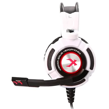 Xiberia K3/K5/k9/K10 Over-Ear PC Gamer Herní USB Headset 7.1 Virtuální Prostorový Zvuk Stereo Bass Pro Herní Sluchátka s Mikrofonem LED
