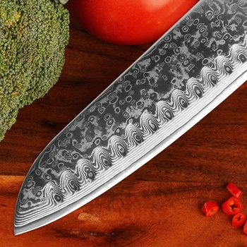 XITUO Damašku Santoku Nůž VG10 Oceli Japonské Kuchyně Šéfkuchaře Nůž Ostrý Sekáček Sushi Gyuto Anti-stick G10 Rukojeť Vaření Nástroje