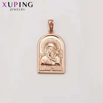 Xuping Rose Gold Barva Pozlacený Znak, Vzor, Přívěsek pro Neutrální Nový Příjezdu Šperky Valentýna Dárky 33059