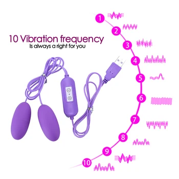 YAFEI 10 Rychlost Bezdrátové Dálkové Ovládání Bullet Vibrační vajíčka G spot Vibrátor Vaginální Kuličky Sexuální Hračky pro Ženy, Dospělé Erotické hračky